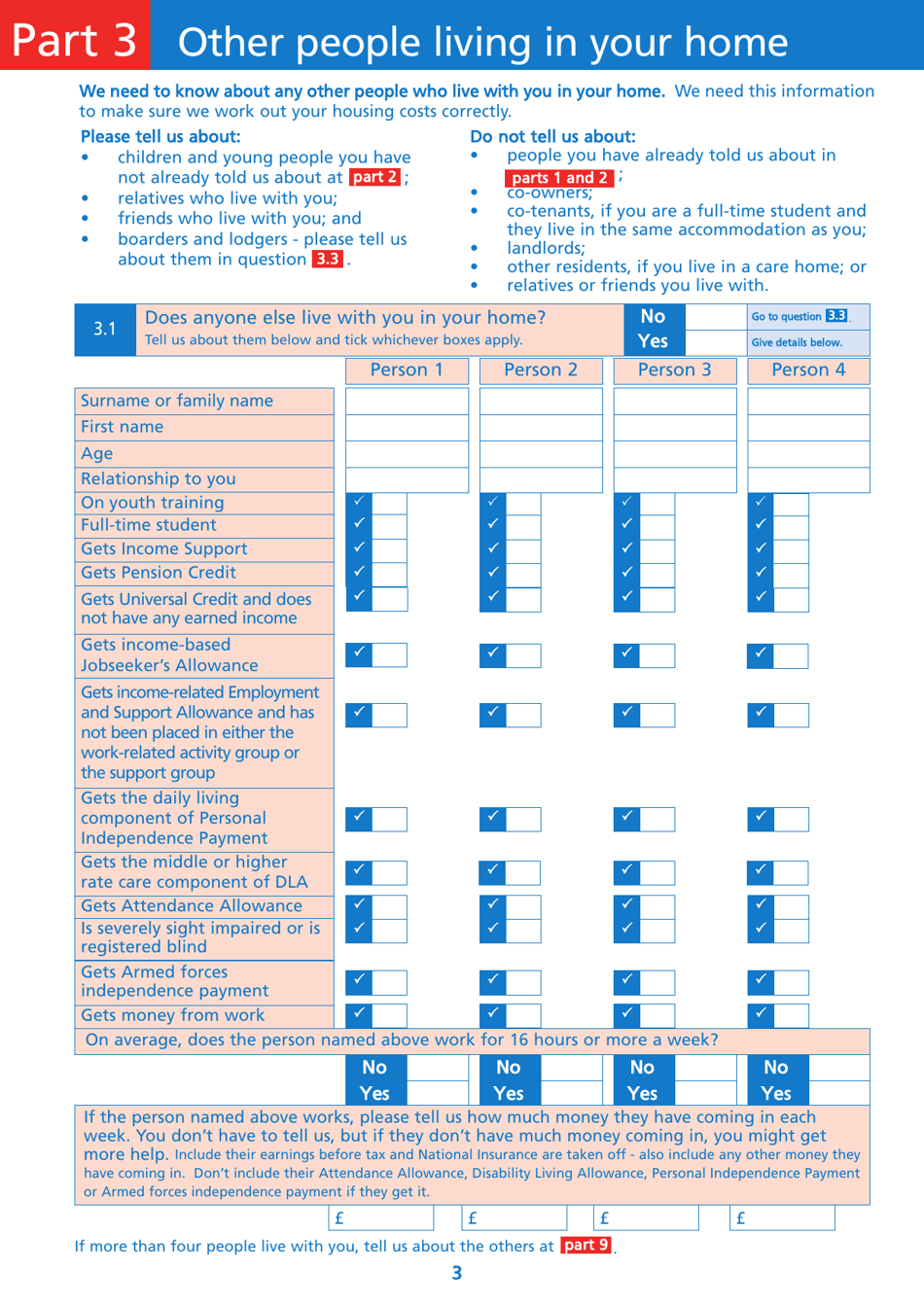 Form HC1 Claim for Help With Health Costs - United Kingdom, Page 7