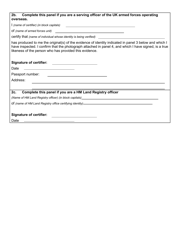 Form ID1 Certificate of Identity for a Private Individual - United Kingdom, Page 5