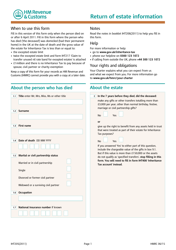 Document preview: Form IHT205 Return of Estate Information - United Kingdom
