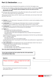 Form MA1 Maternity Allowance - United Kingdom, Page 21