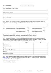 Form MN1 Application for Registration of a Child Under 18 as a British Citizen - United Kingdom, Page 13