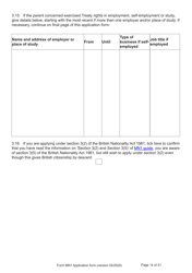 Form MN1 Application for Registration of a Child Under 18 as a British Citizen - United Kingdom, Page 14