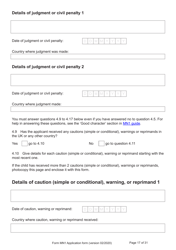 Form MN1 Application for Registration of a Child Under 18 as a British Citizen - United Kingdom, Page 17