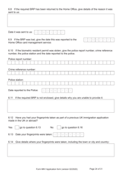 Form MN1 Application for Registration of a Child Under 18 as a British Citizen - United Kingdom, Page 24