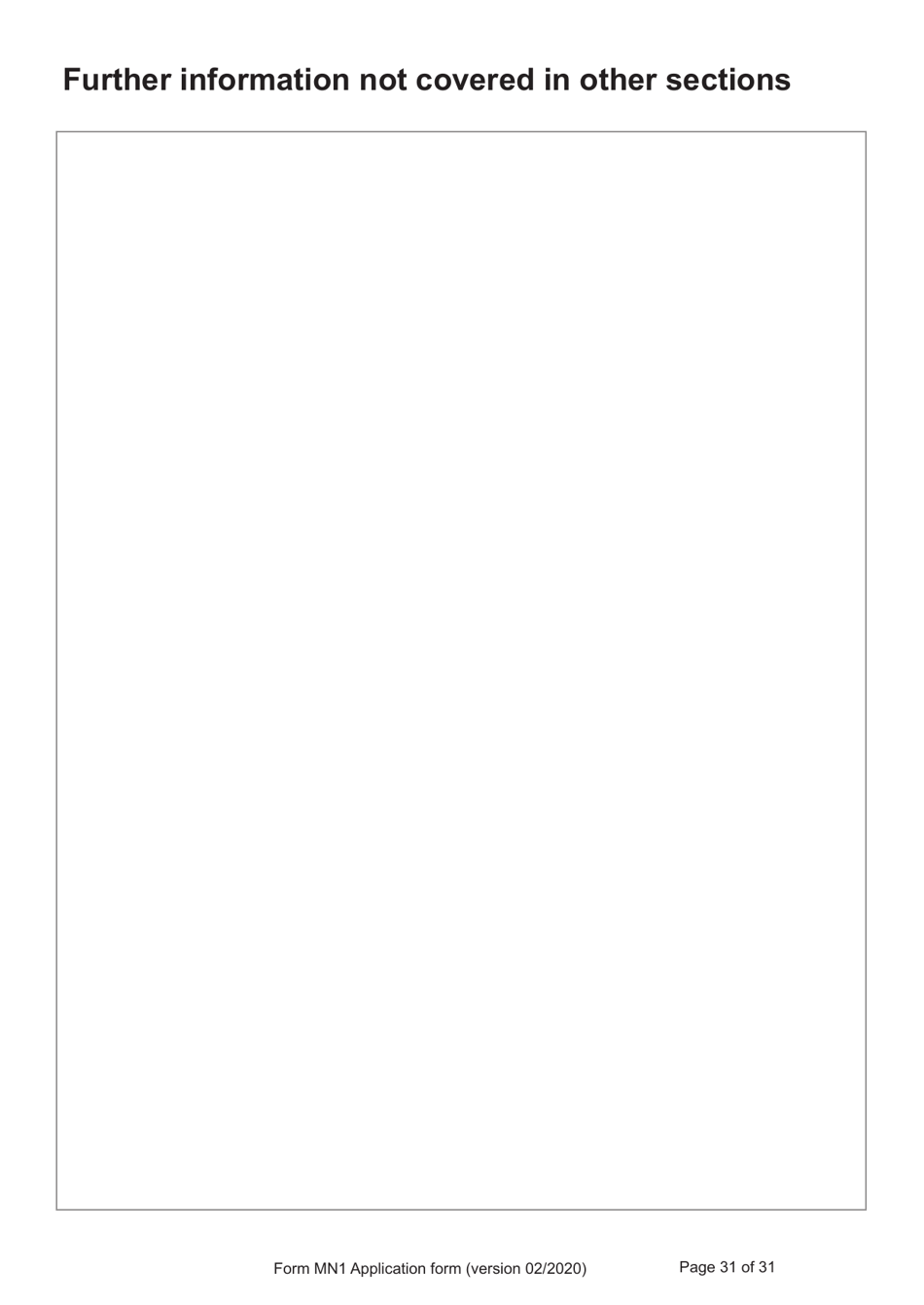 Form MN1 Application for Registration of a Child Under 18 as a British Citizen - United Kingdom, Page 31