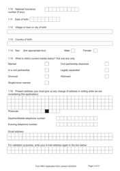 Form MN1 Application for Registration of a Child Under 18 as a British Citizen - United Kingdom, Page 4