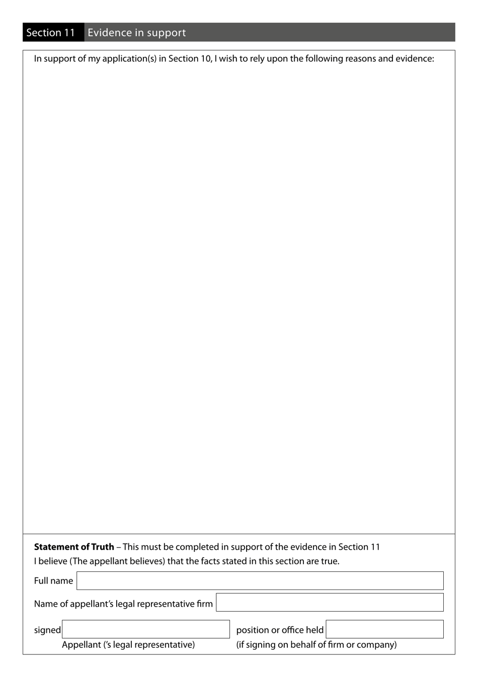 Form N161 Appellants Notice - United Kingdom, Page 7