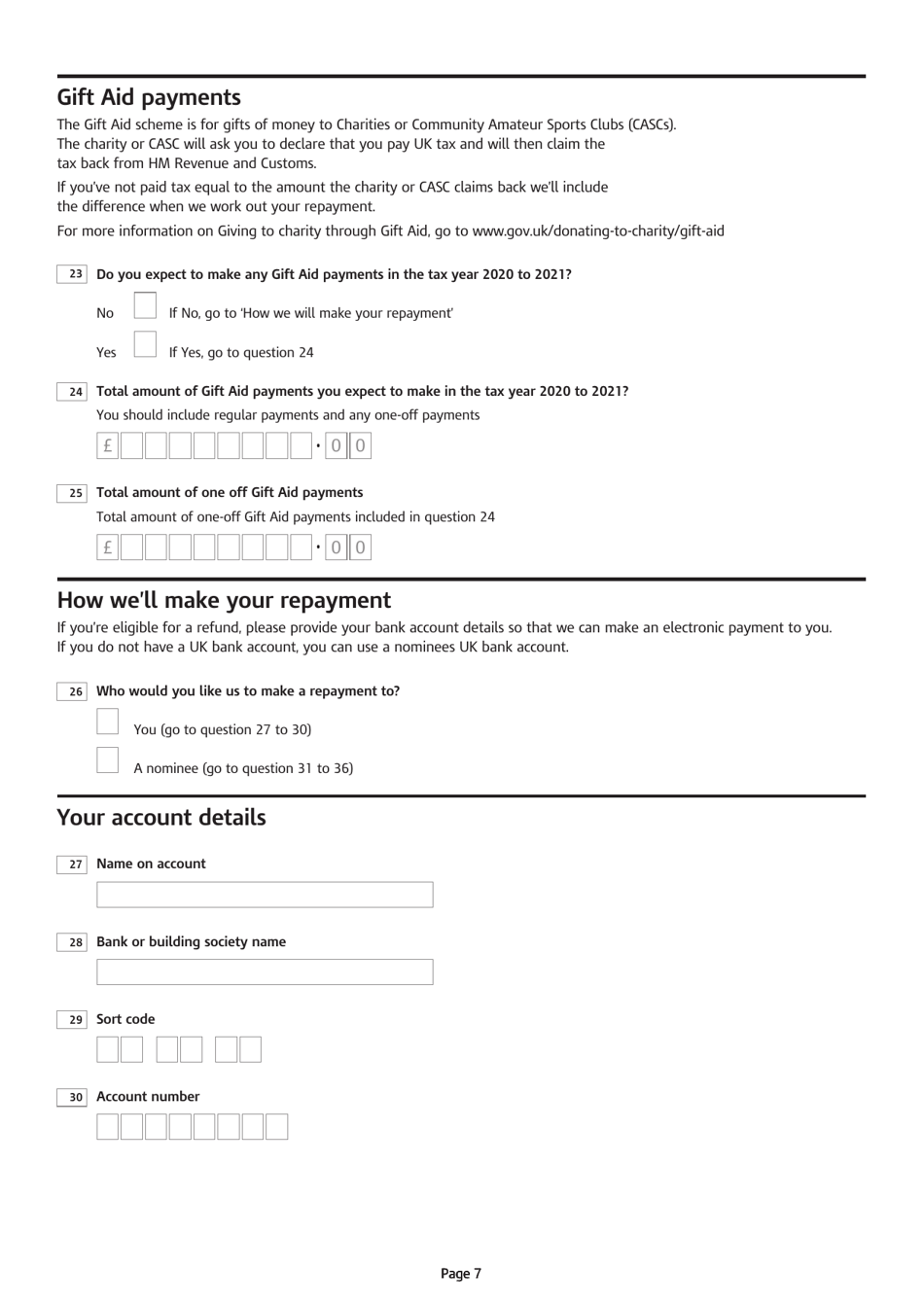 Hmrc Tax Refund Form