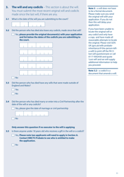 Form PA1P Probate Application (The Person Left a Will) - for Citizen Applicants Only - United Kingdom, Page 11