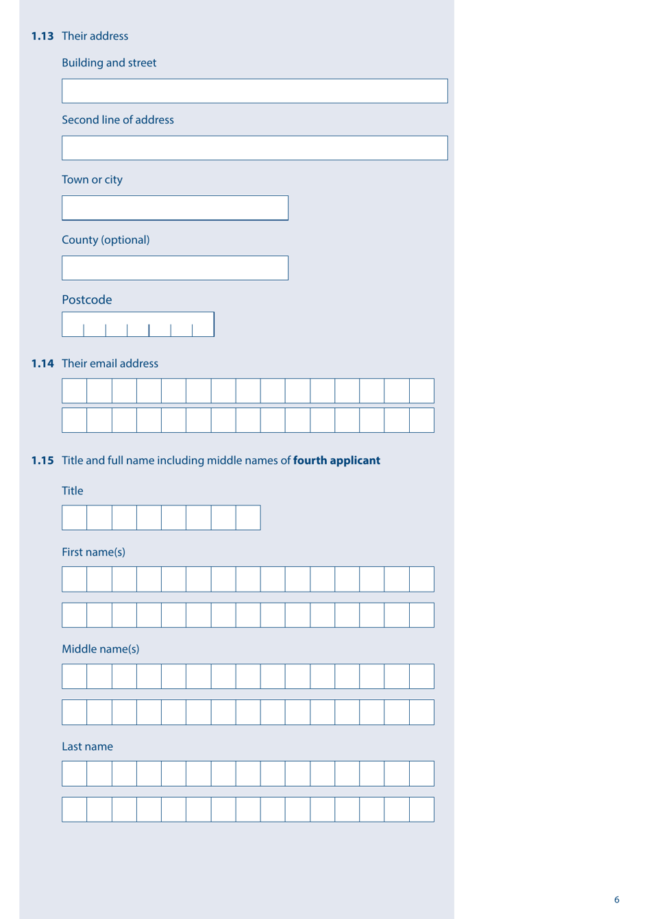 Form PA1P Probate Application (The Person Left a Will) - for Citizen Applicants Only - United Kingdom, Page 6