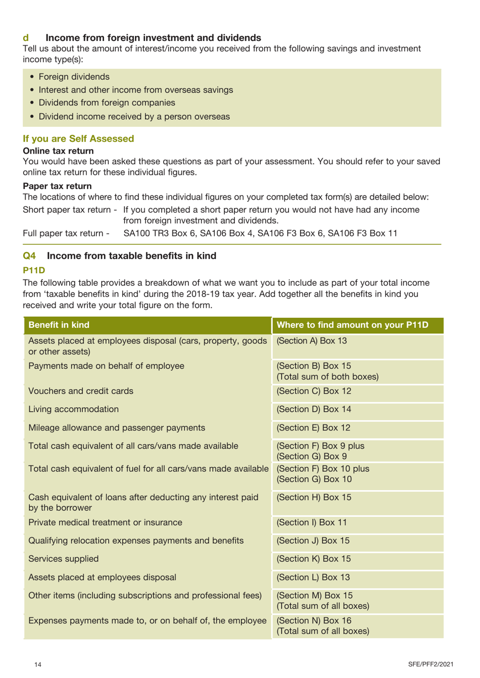 Form PFF2 Assessment of Financial Circumstances for Parents and Partners of Students - United Kingdom, Page 14