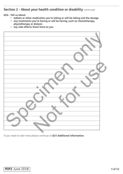 Form PIP2 Personal Independence Payment - United Kingdom, Page 5
