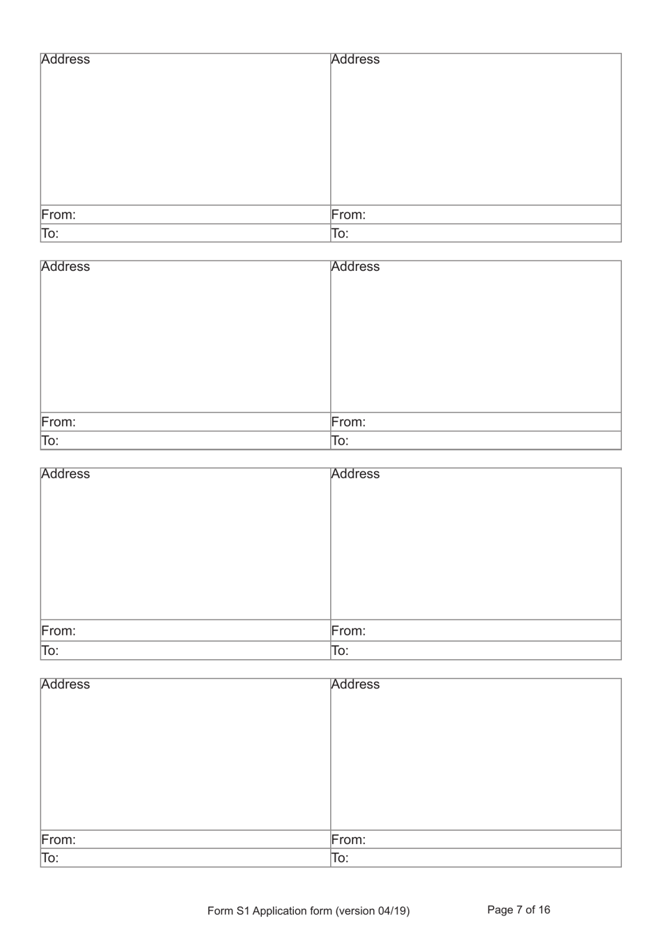 Form S1 - Fill Out, Sign Online And Download Printable Pdf, United 