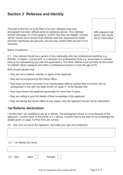 Form S1 Application for Registration as a British Citizen, a British Overseas Territories Citizen, or a British Overseas Citizen - United Kingdom, Page 8