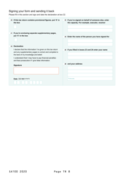 Form SA100 Tax Return - United Kingdom, Page 10