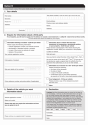 Form V888 Request by an Individual for Information About a Vehicle - United Kingdom, Page 2