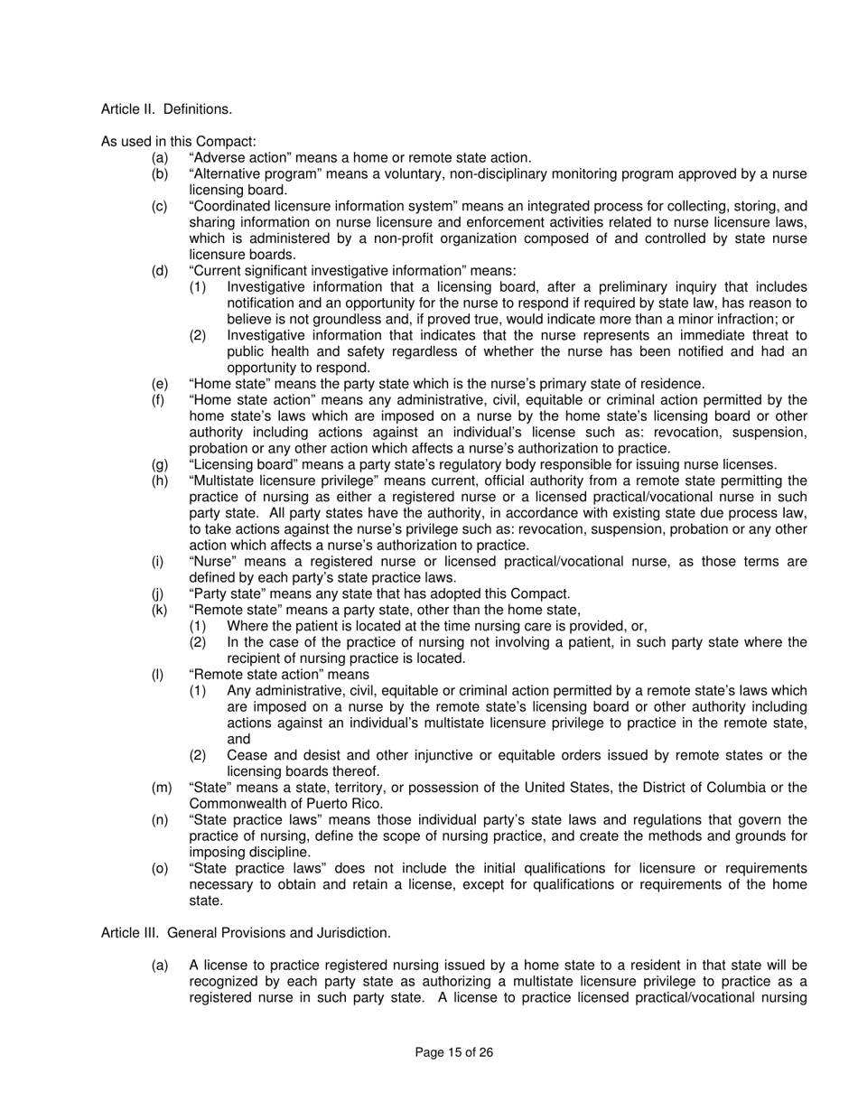 Mississippi Nursing Practice Law - Mississippi, Page 15