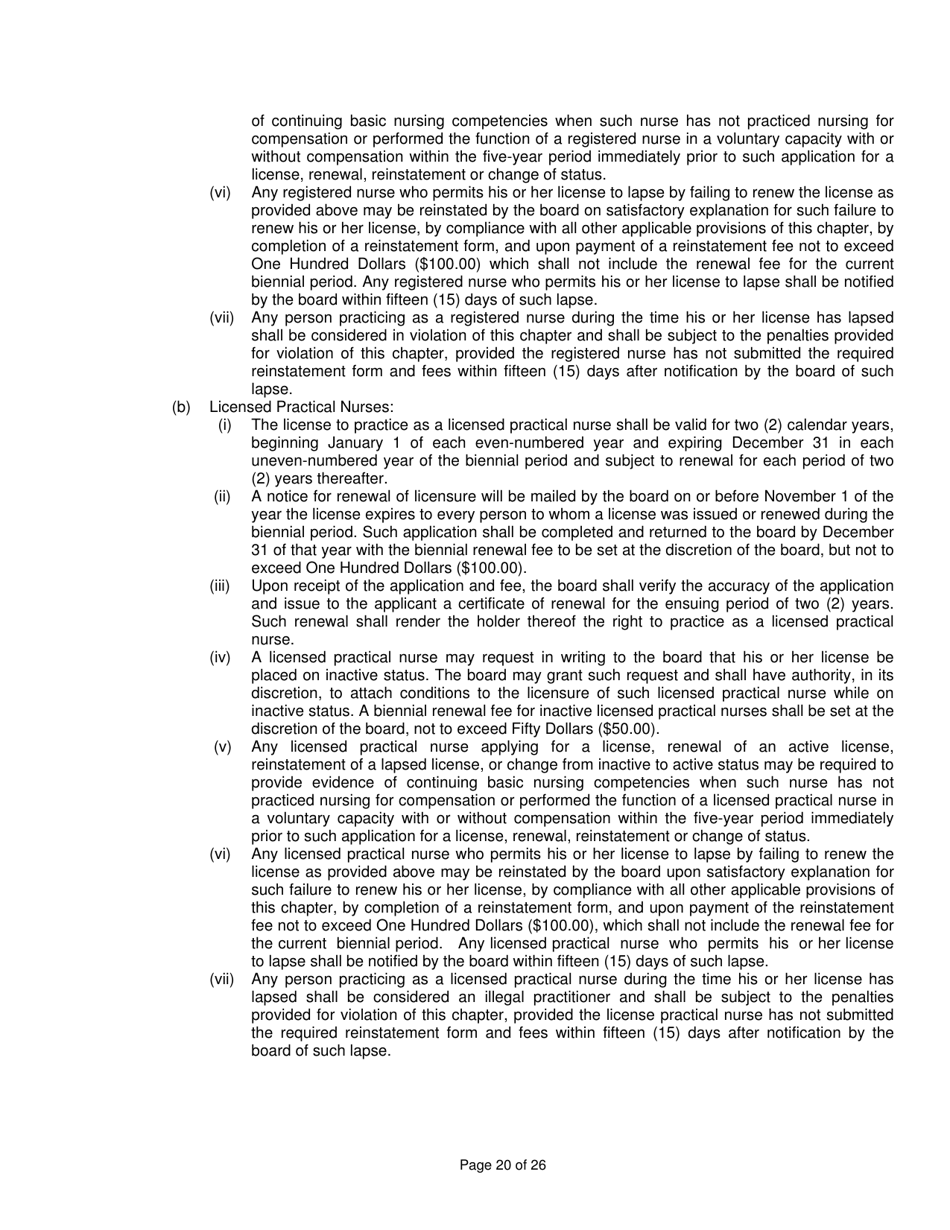 Mississippi Nursing Practice Law - Mississippi, Page 20
