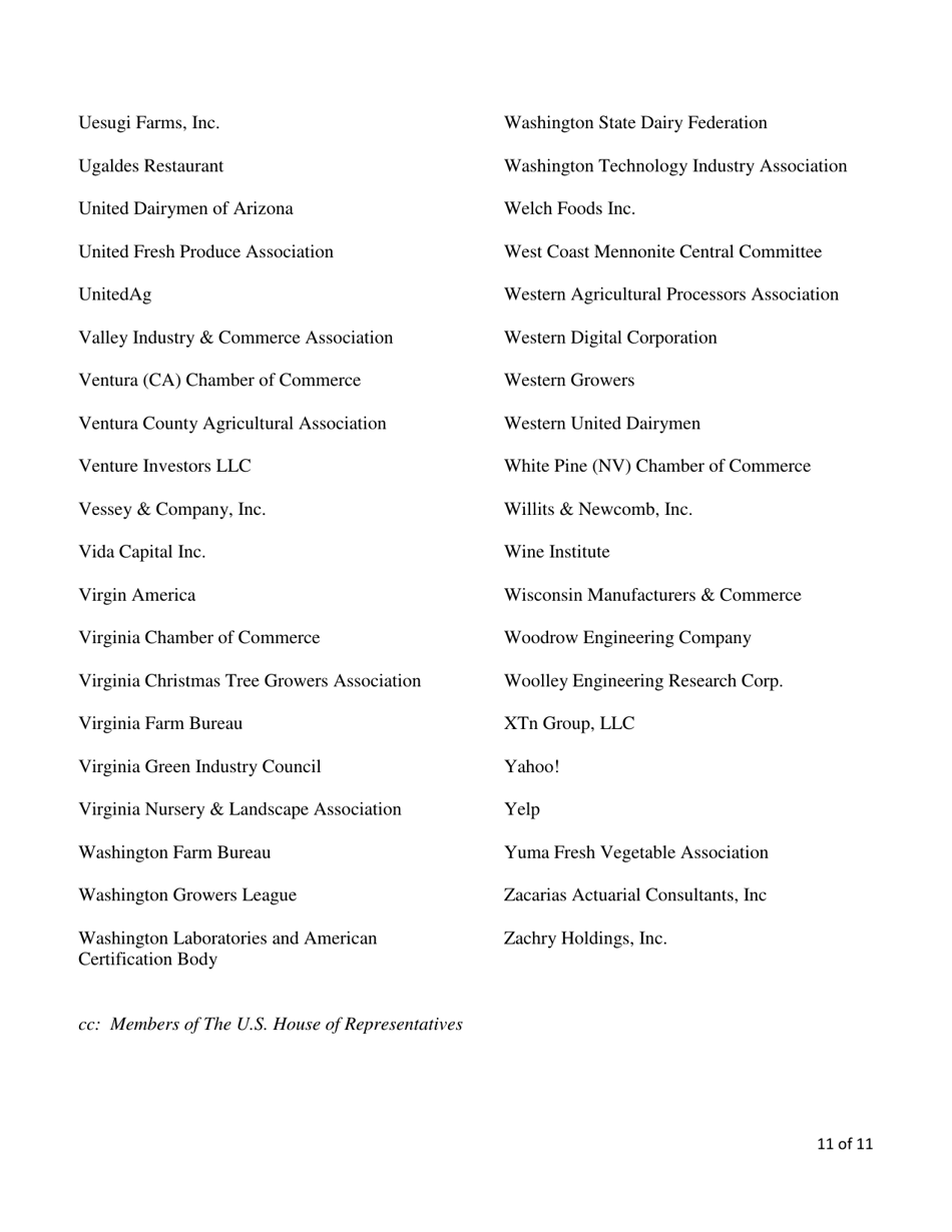 Final Broad Immigration Letter to House, Page 11
