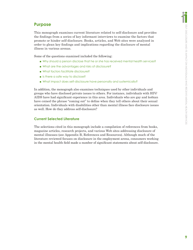 Self-disclosure and Its Impact on Individuals Who Receive Mental Health Services, Page 11