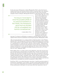 Self-disclosure and Its Impact on Individuals Who Receive Mental Health Services, Page 22