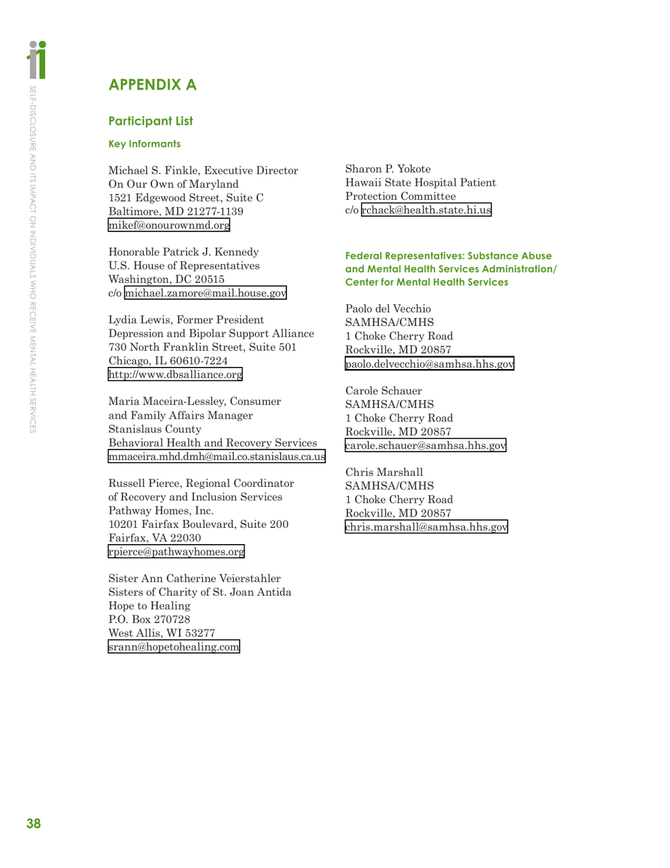 Self-disclosure and Its Impact on Individuals Who Receive Mental Health Services, Page 40