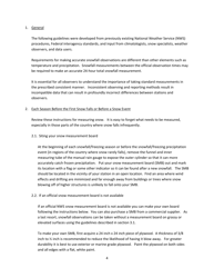Snow Measurement Guidelines for National Weather Service Surface Observing Programs, Page 4