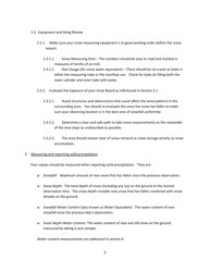 Snow Measurement Guidelines for National Weather Service Surface Observing Programs, Page 5