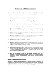 Coshh Assessment Form - United Kingdom, Page 4