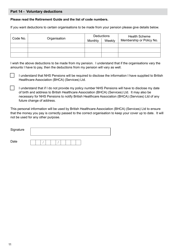 Form AW8 Nhs Pensions - Retirement Benefits Claim Form - United Kingdom, Page 11