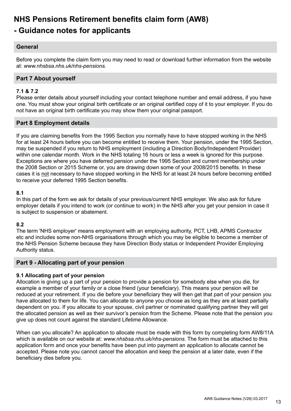 Form AW8 Fill Out Sign Online And Download Fillable PDF United 