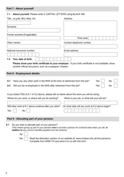 Form AW8 Nhs Pensions - Retirement Benefits Claim Form - United Kingdom, Page 6