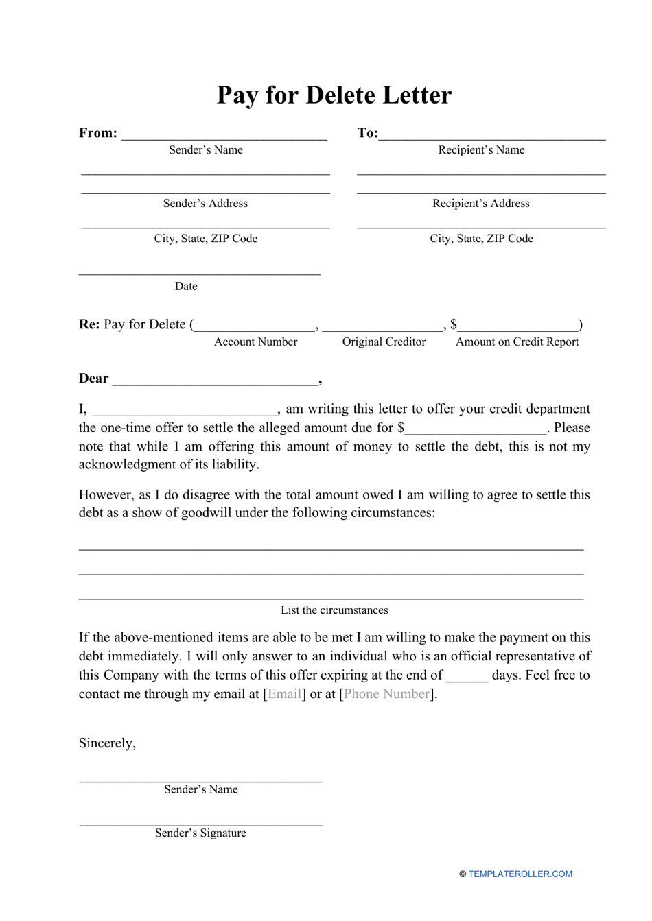 pay-to-delete-letter-template