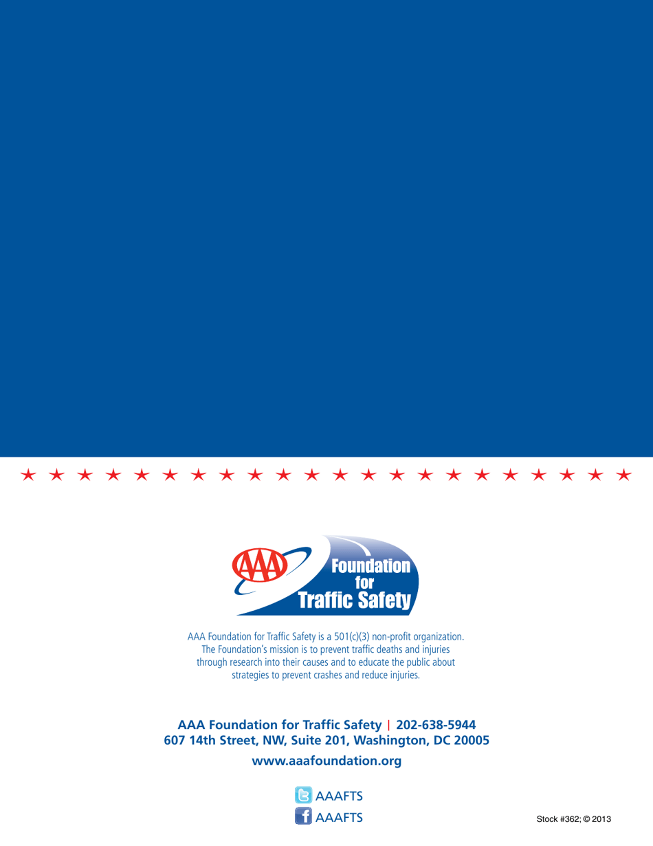 Drivers 65 Plus: Check Your Performance - Aaa Foundation for Traffic Safety, Page 11