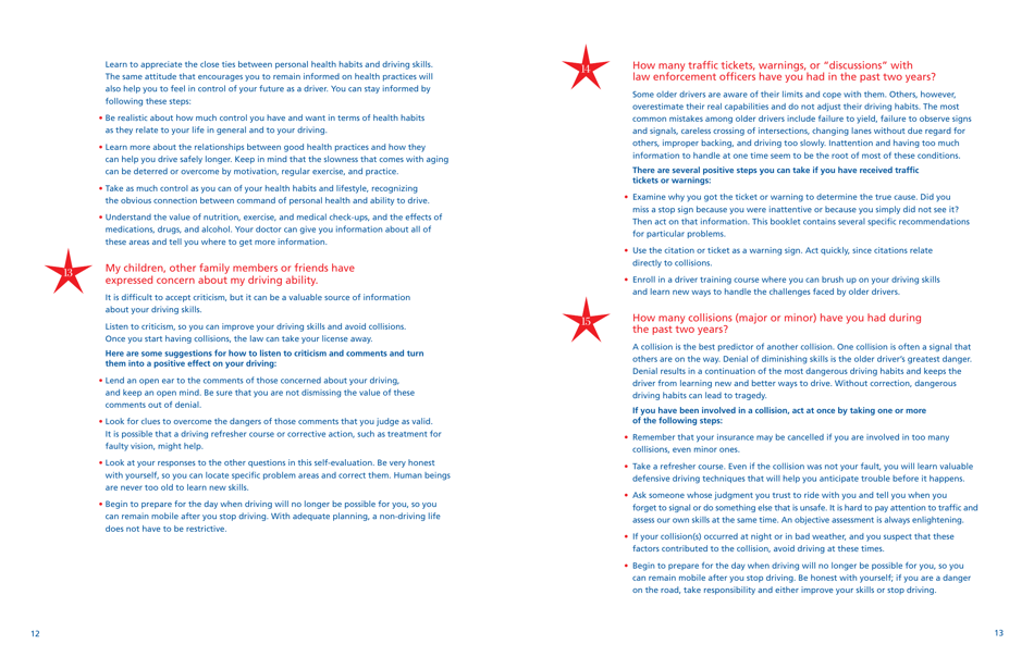 Drivers 65 Plus: Check Your Performance - Aaa Foundation for Traffic Safety, Page 8