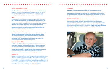 Drivers 65 Plus: Check Your Performance - Aaa Foundation for Traffic Safety, Page 9