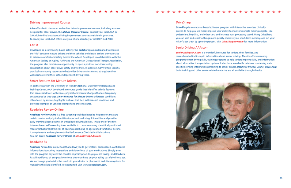 Drivers 65 Plus: Check Your Performance - Aaa Foundation for Traffic Safety, Page 9
