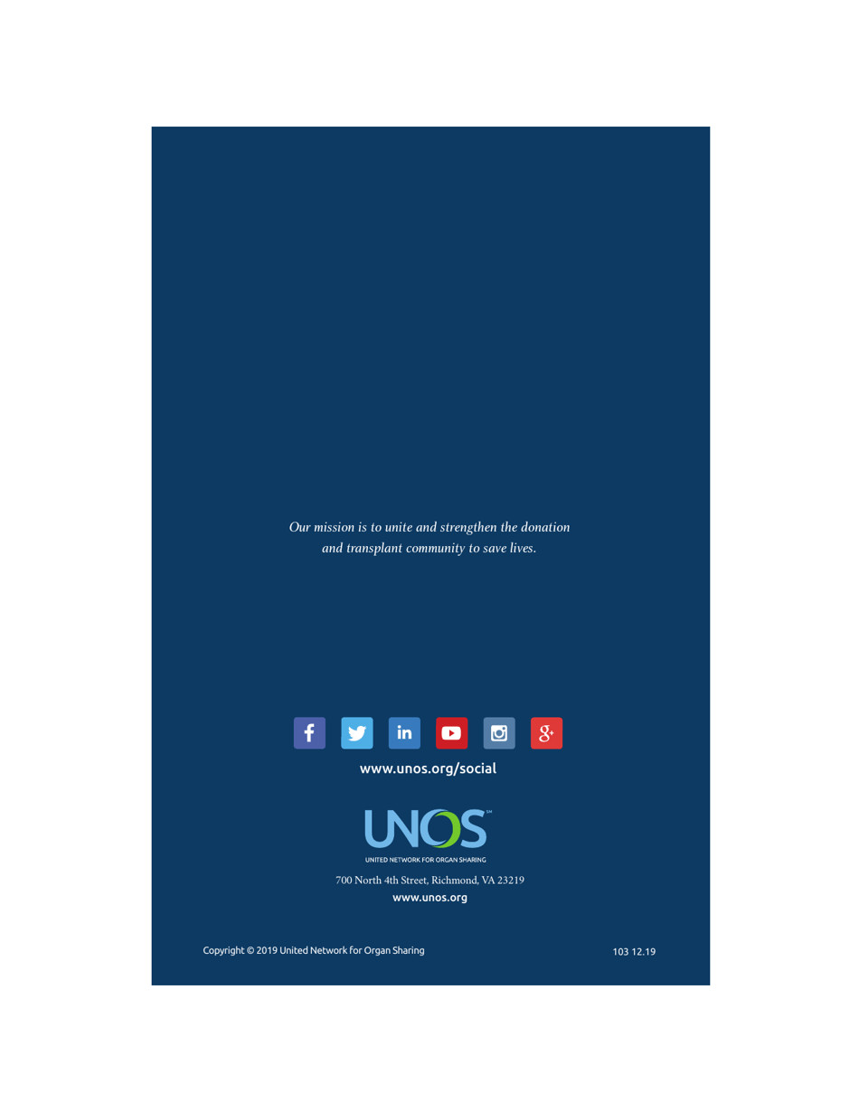 Questions and Answers for Transplant Candidates About the New Kidney Allocation System - Unos, Page 6