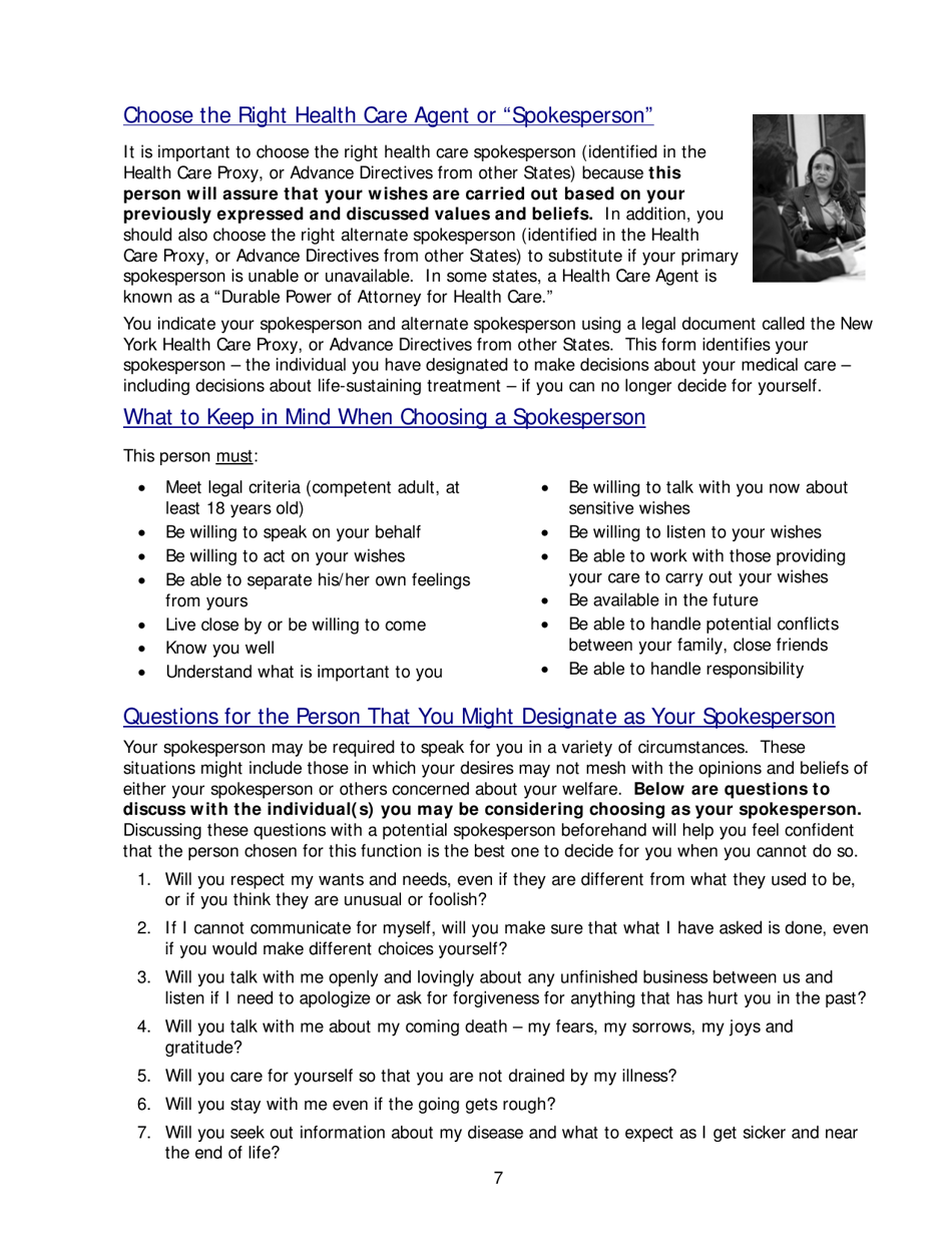 Form B-1576 Advance Care Planning - Know Your Choices, Share Your Wishes: Maintain Control, Achieve Peace of Mind, and Assure Your Wishes Are Honored - Bluecross Blueshield, Page 11