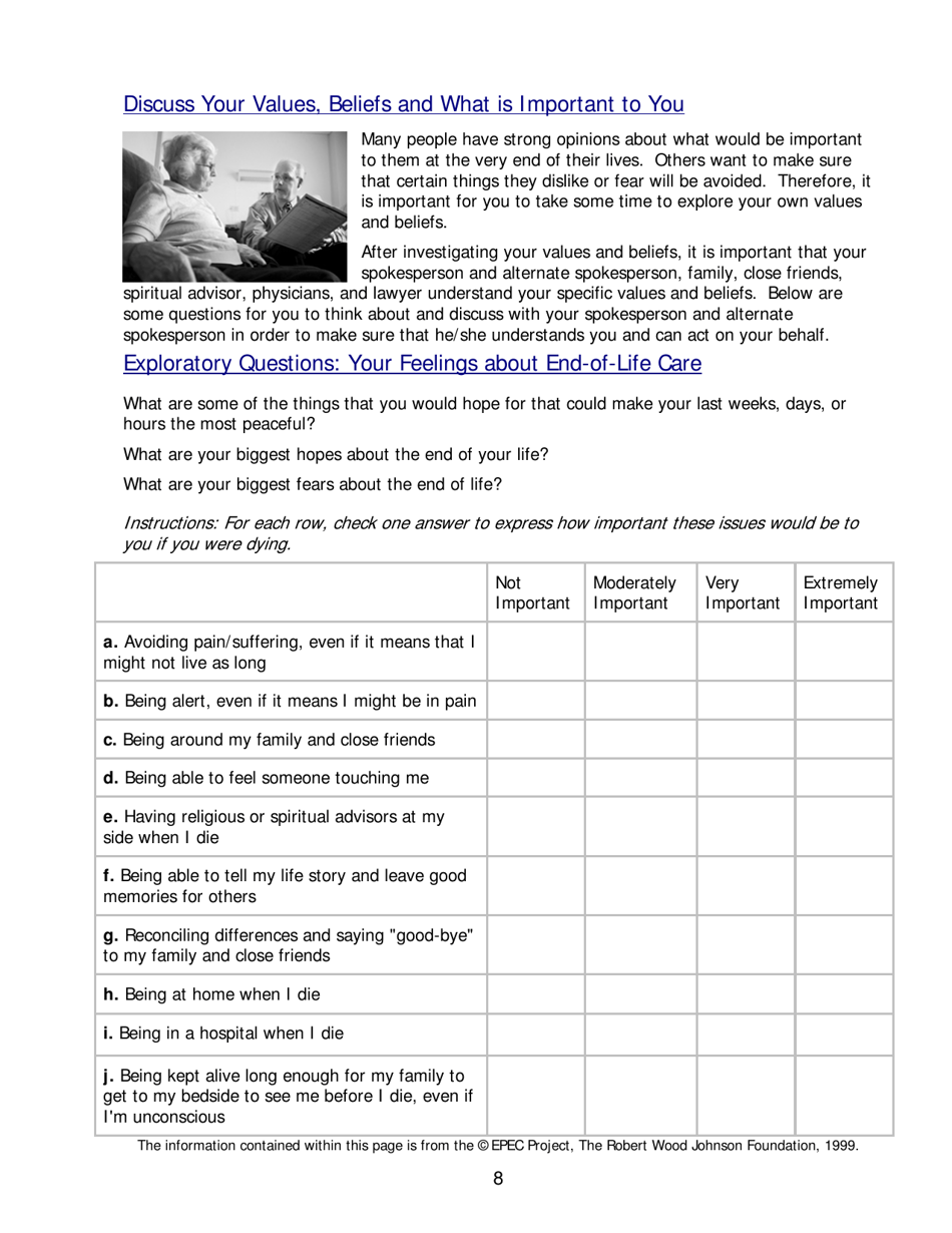 Form B-1576 Advance Care Planning - Know Your Choices, Share Your Wishes: Maintain Control, Achieve Peace of Mind, and Assure Your Wishes Are Honored - Bluecross Blueshield, Page 12