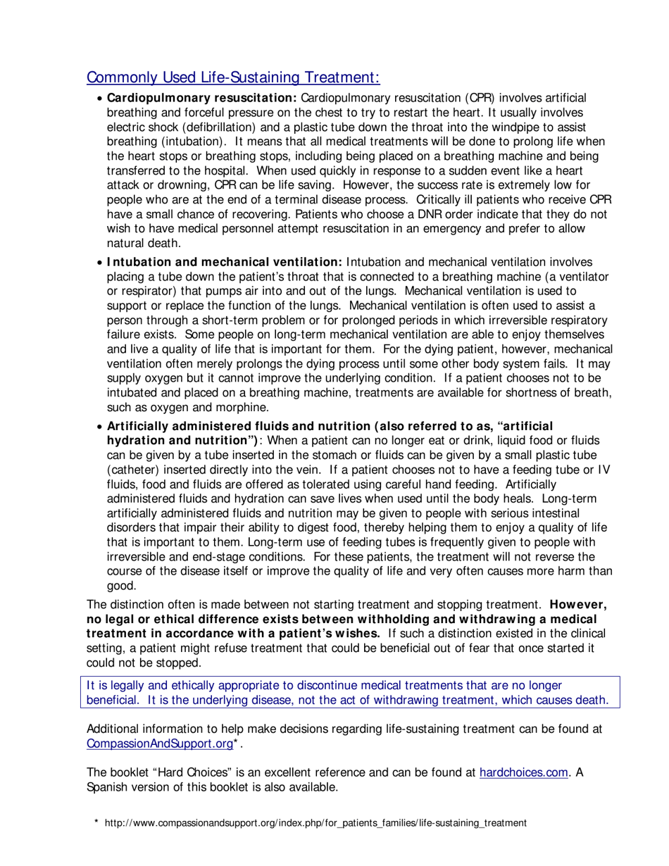 Form B-1576 Advance Care Planning - Know Your Choices, Share Your Wishes: Maintain Control, Achieve Peace of Mind, and Assure Your Wishes Are Honored - Bluecross Blueshield, Page 14