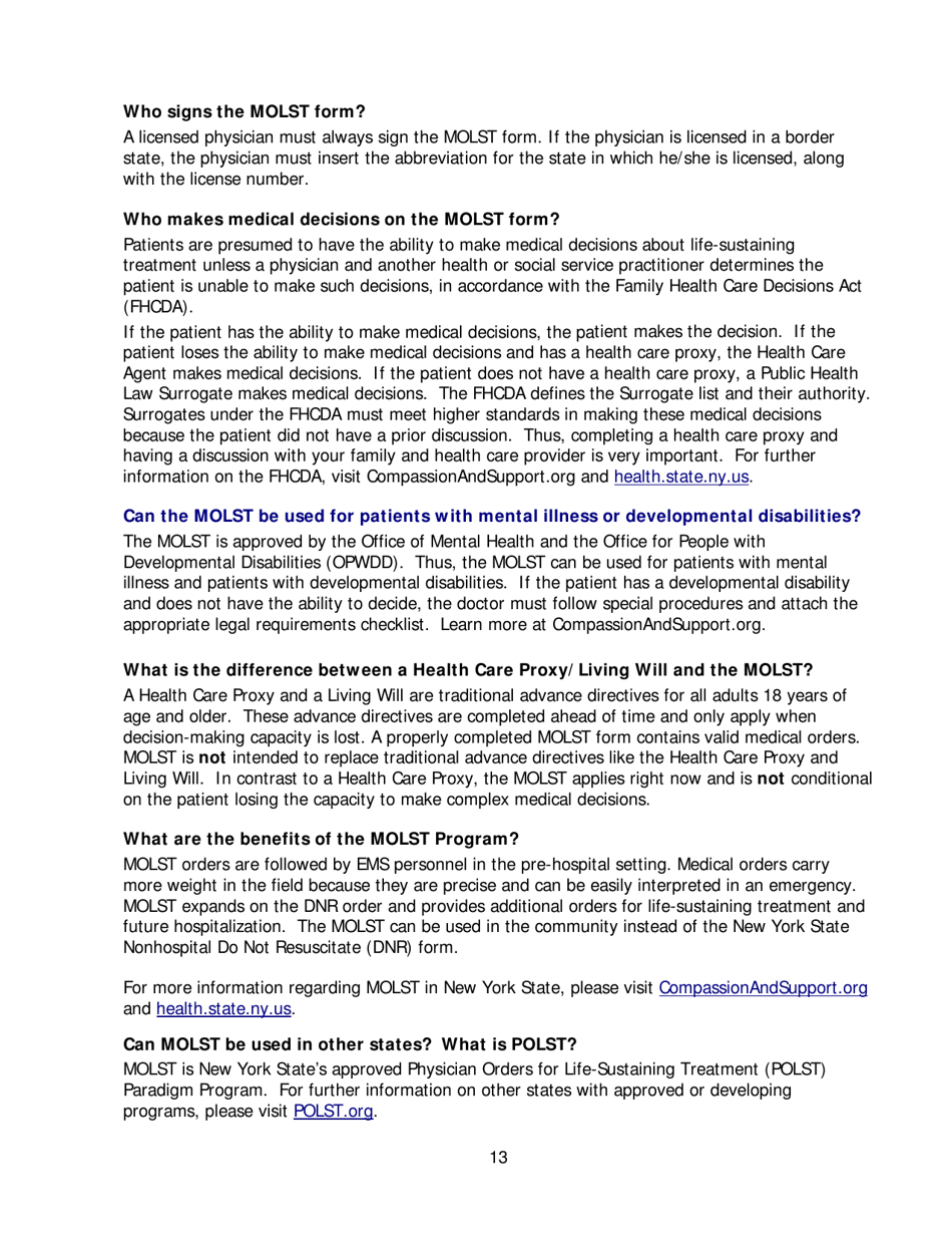 Form B-1576 Advance Care Planning - Know Your Choices, Share Your Wishes: Maintain Control, Achieve Peace of Mind, and Assure Your Wishes Are Honored - Bluecross Blueshield, Page 17