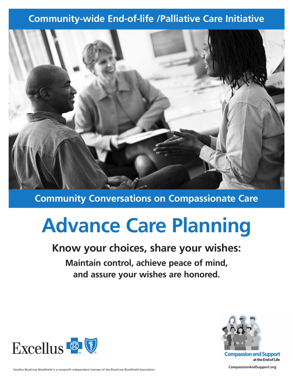 Form B-1576 Advance Care Planning - Know Your Choices, Share Your Wishes: Maintain Control, Achieve Peace of Mind, and Assure Your Wishes Are Honored - Bluecross Blueshield, Page 1