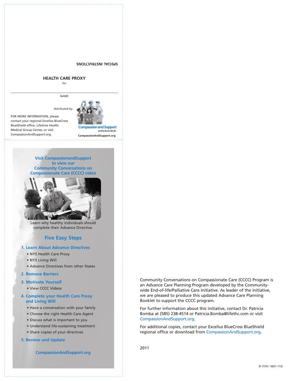 Form B-1576 Advance Care Planning - Know Your Choices, Share Your Wishes: Maintain Control, Achieve Peace of Mind, and Assure Your Wishes Are Honored - Bluecross Blueshield, Page 28