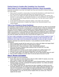 Form B-1576 Advance Care Planning - Know Your Choices, Share Your Wishes: Maintain Control, Achieve Peace of Mind, and Assure Your Wishes Are Honored - Bluecross Blueshield, Page 15
