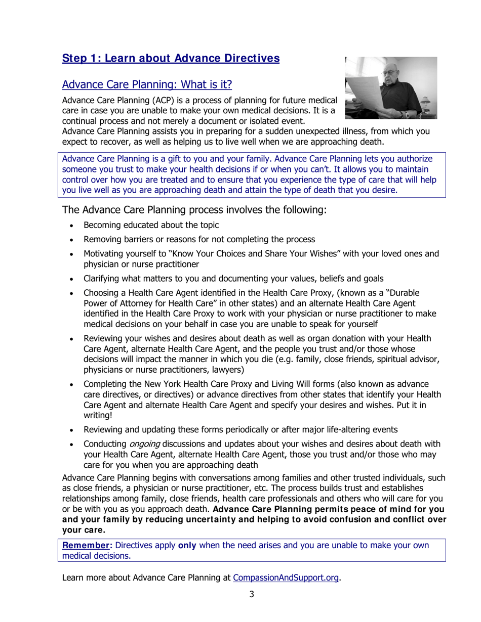 Form B-1576 Advance Care Planning - Know Your Choices, Share Your Wishes: Maintain Control, Achieve Peace of Mind, and Assure Your Wishes Are Honored - Bluecross Blueshield, Page 7