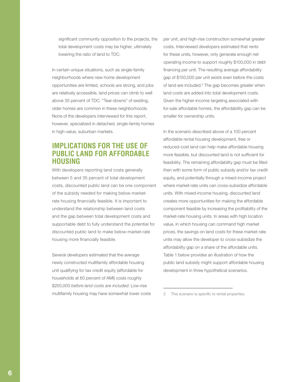 Public Land  Affordable Housing in the Washington Dc Region: Best Practices and Recommendations, Page 10