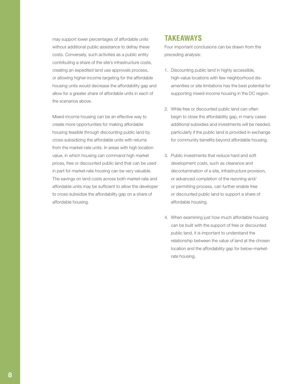 Public Land  Affordable Housing in the Washington Dc Region: Best Practices and Recommendations, Page 12