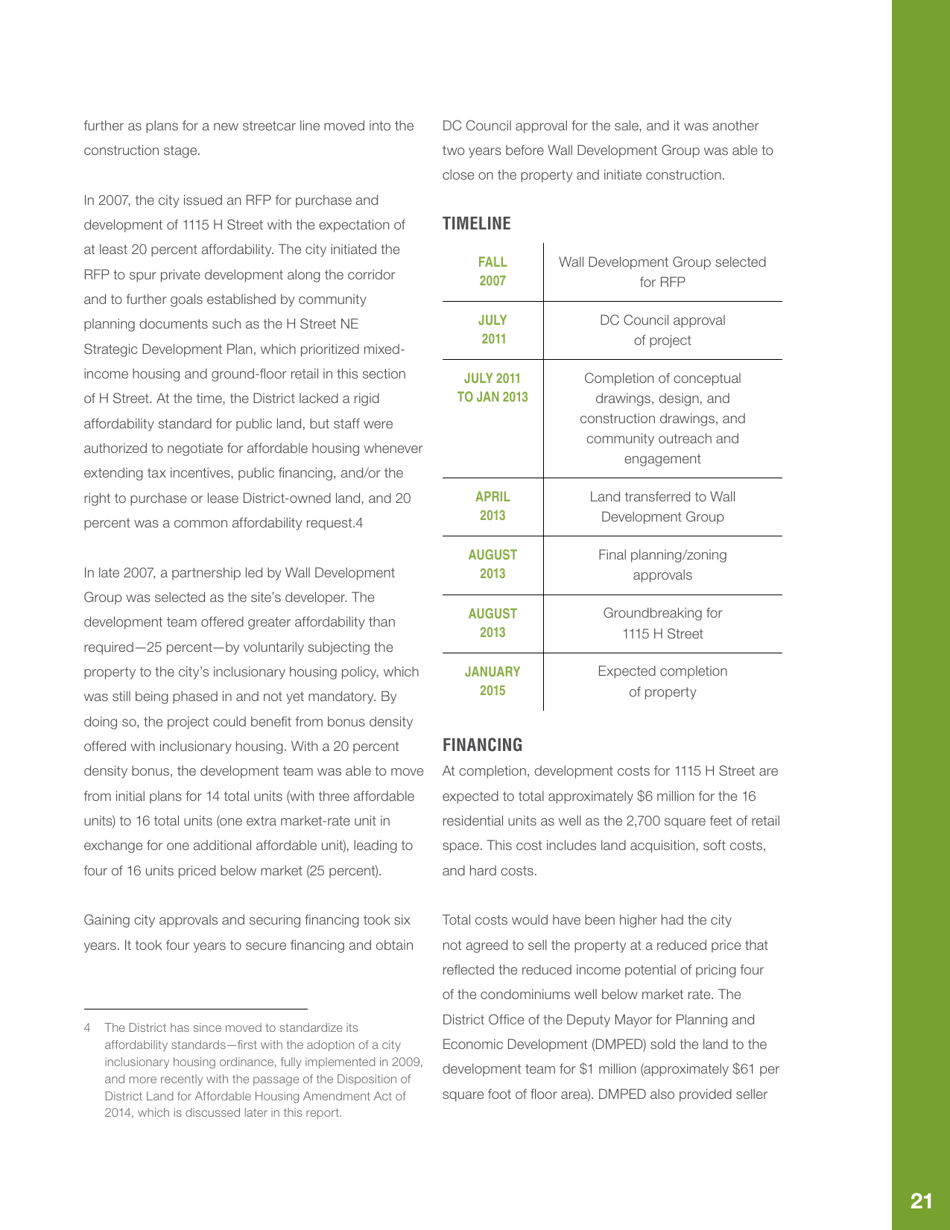 Public Land  Affordable Housing in the Washington Dc Region: Best Practices and Recommendations, Page 25