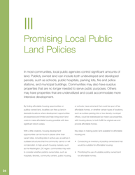 Public Land &amp; Affordable Housing in the Washington Dc Region: Best Practices and Recommendations, Page 28